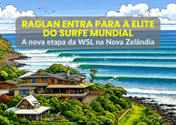 Raglan entra para a elite do surfe mundial: a nova etapa da WSL na Nova Zelândia